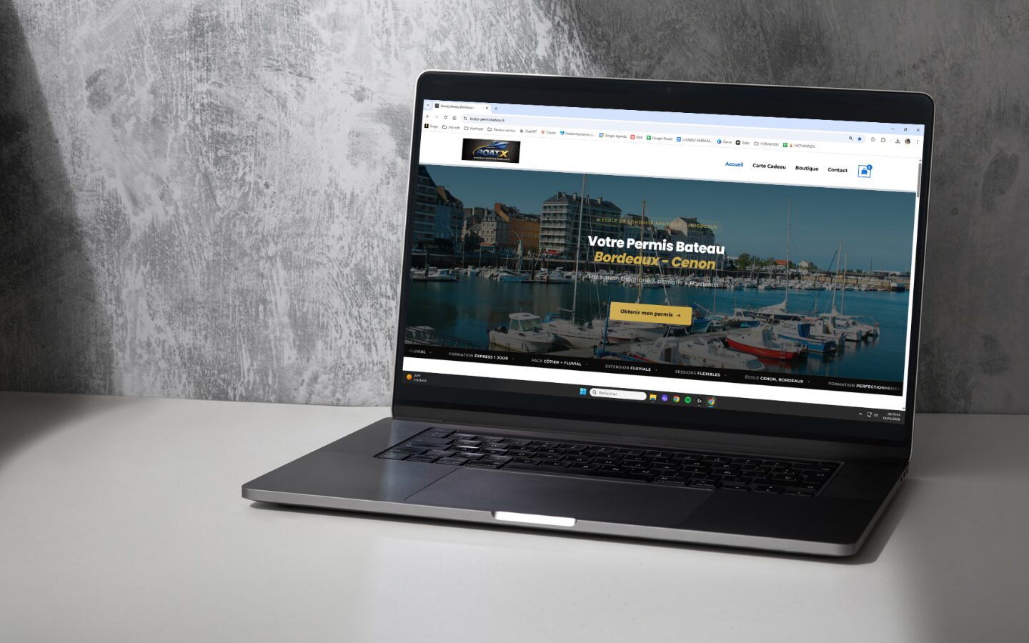 BoatX - Site école permis bateau Bordeaux