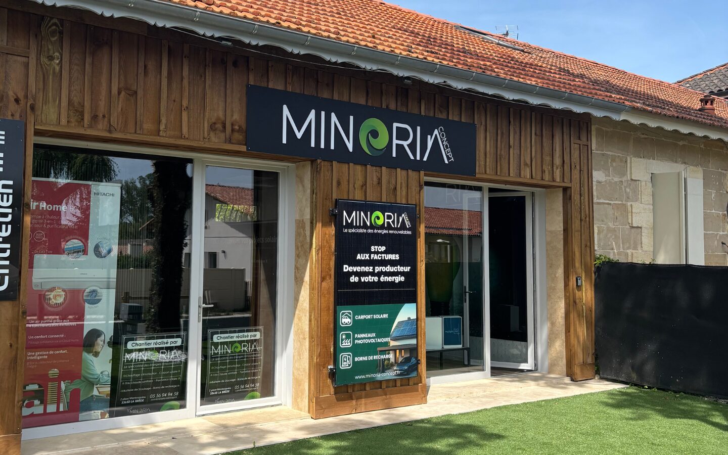 Devanture de magasin Minoria Concept