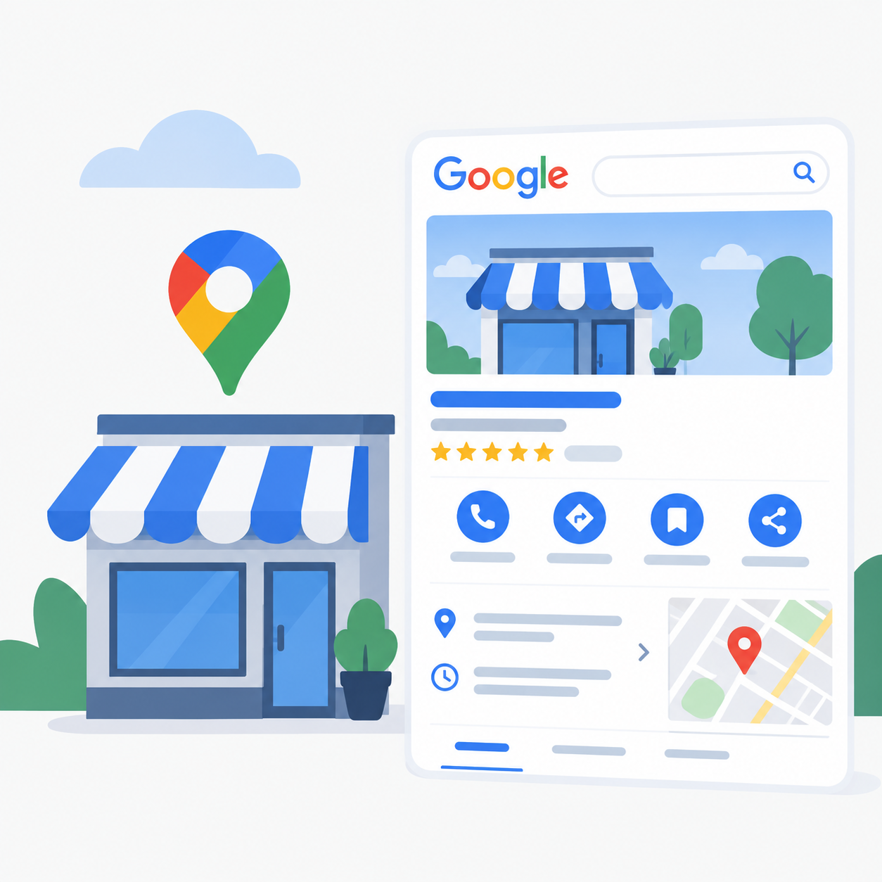 Une fiche Google Business Profile absente ou mal remplie